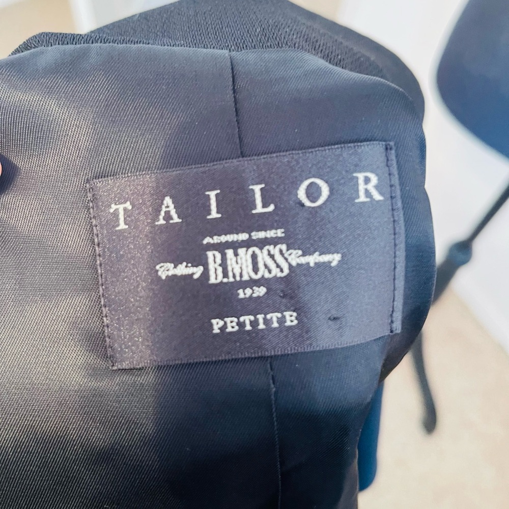 Tailor B. Moss Black Women's Blazer Jacket - Picture 2 of 6